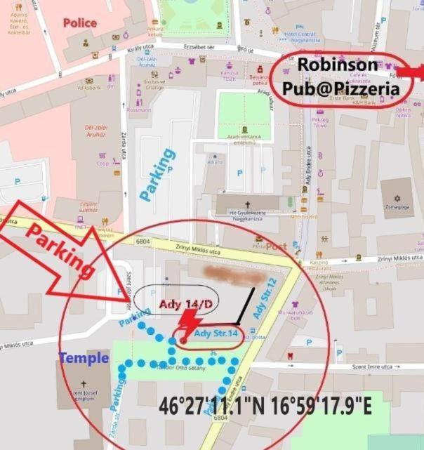 City Center Apartman Nagykanizsa Ngoại thất bức ảnh